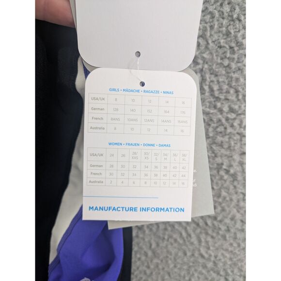 *NWT* Dolfin Women's Reliance Black/Purple/White Colorblock DBX Back size 30 - Picture 4 of 8